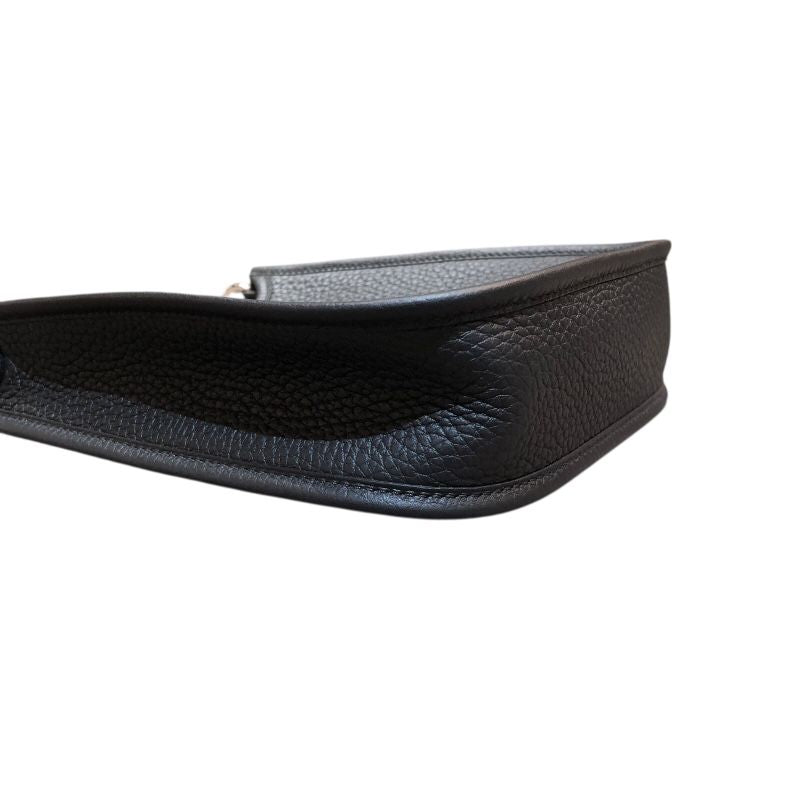 HERMES Evelyne TPM Black & Silver Hardware - Exquisite Luxury Shoulder Bag