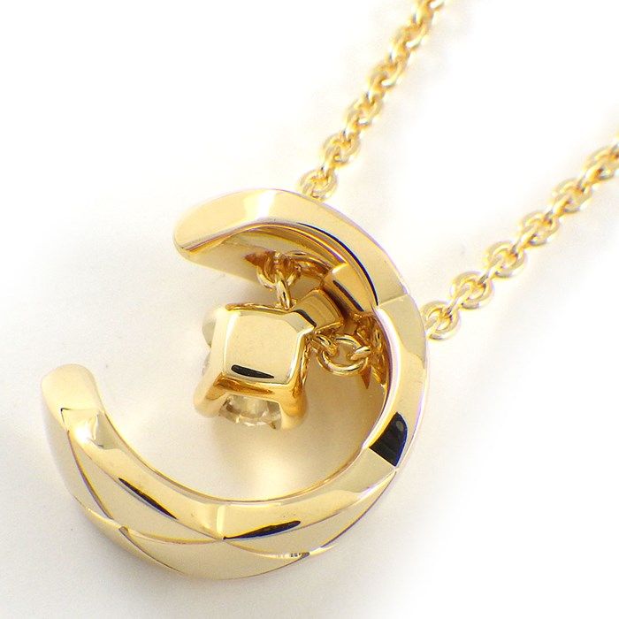 CHANEL Coco Crush Necklace with Diamonds in 18K Yellow Gold