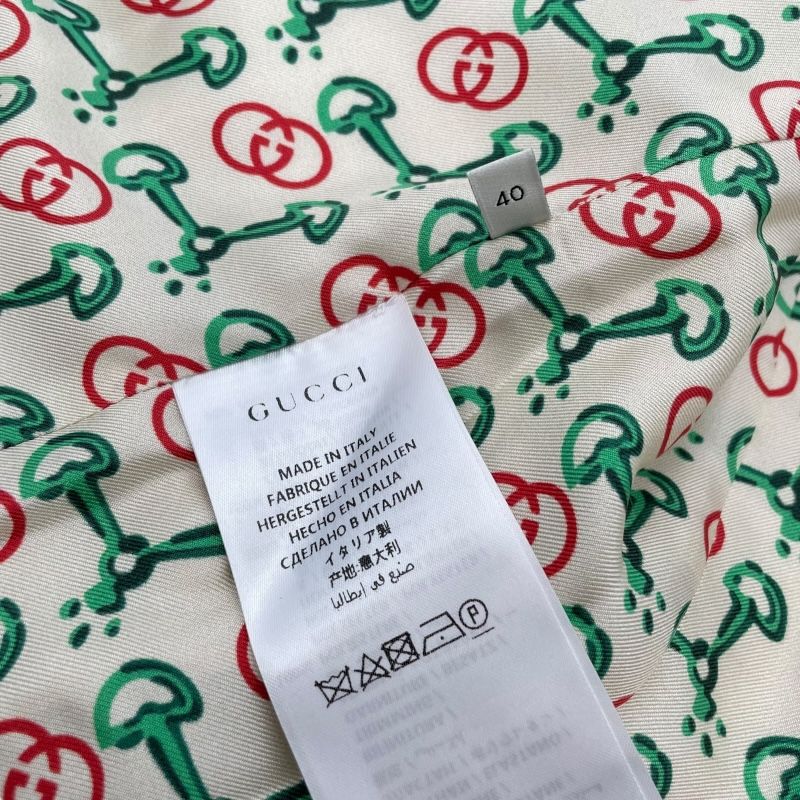 GUCCI Cream Rayon Tailored Blazer Jacket with Unique Lining