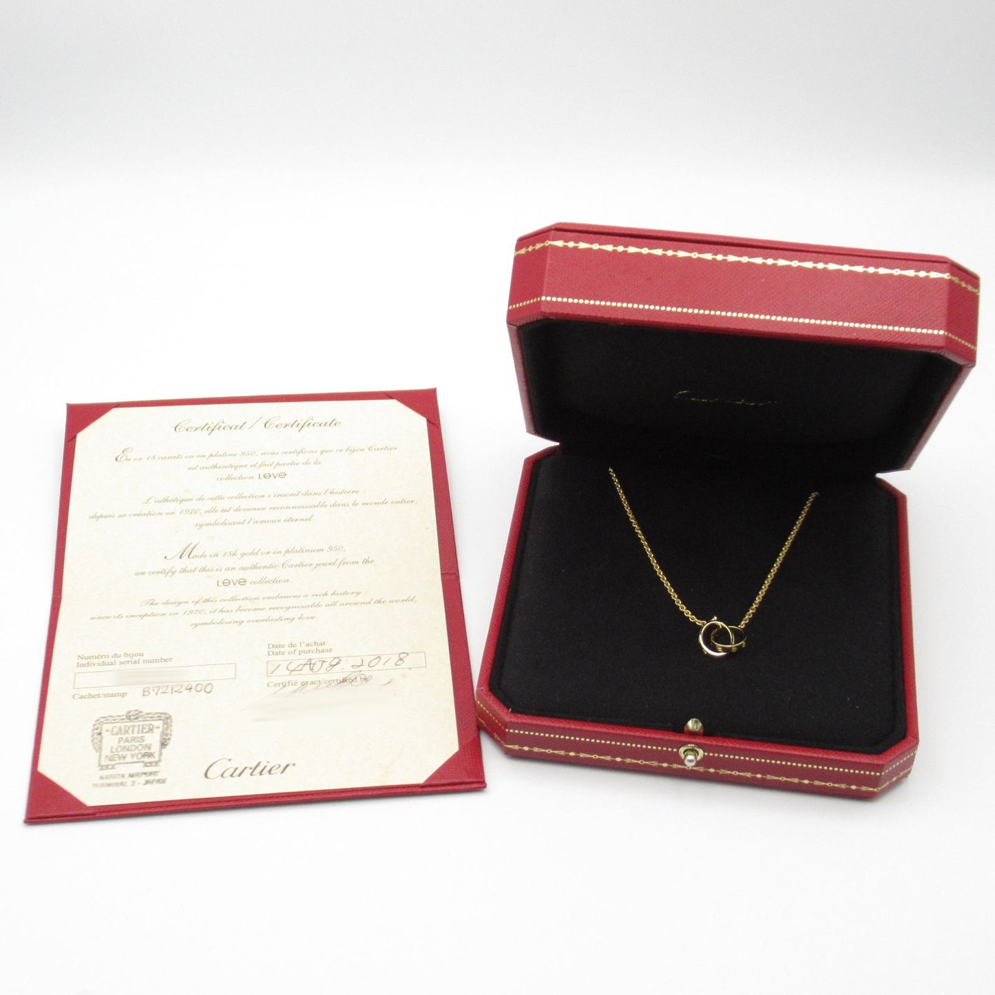 CARTIER Love Necklace B7212400 in 18K Yellow Gold - Timeless Elegance