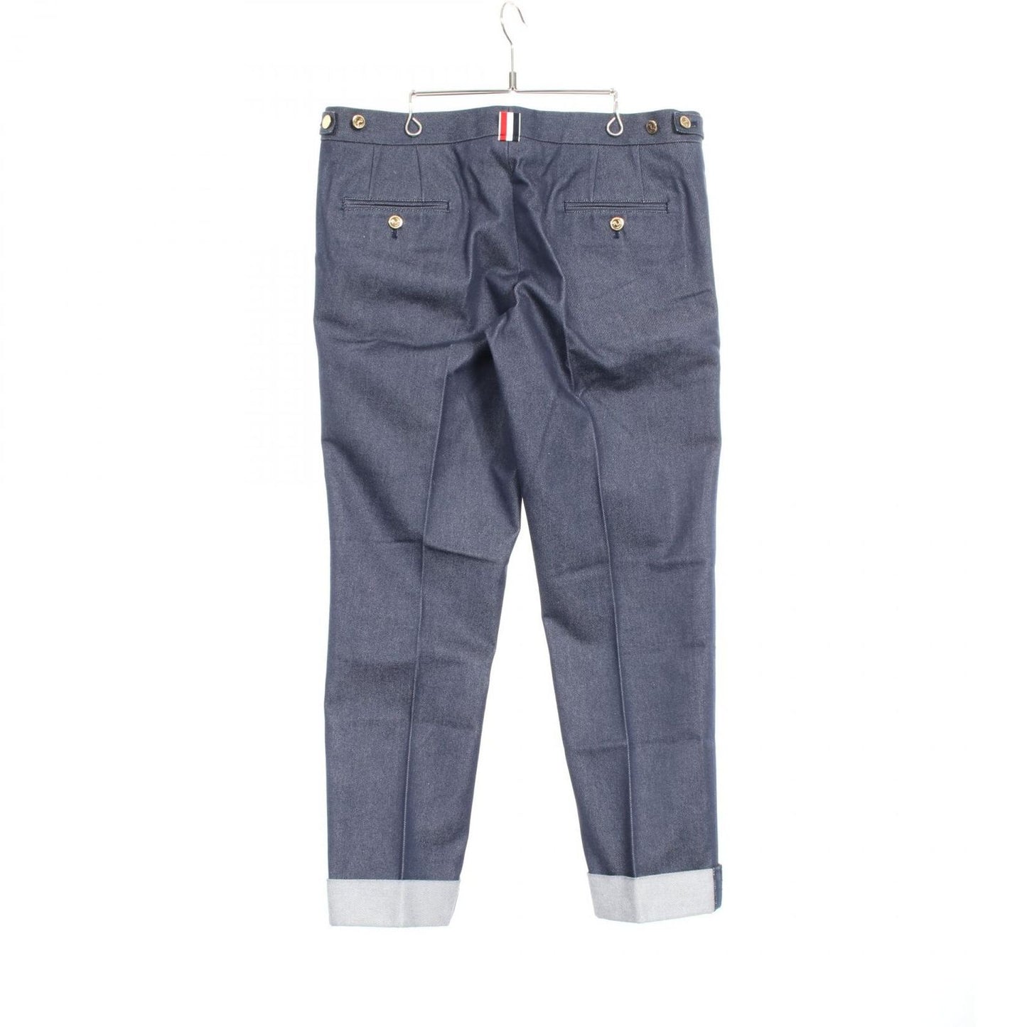 THOM BROWNE Blue Denim Pants - Exquisite Craftsmanship