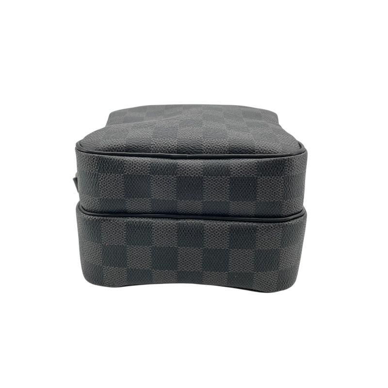 Louis Vuitton Rem Shoulder Bag N41446 in Black Damier Graphite