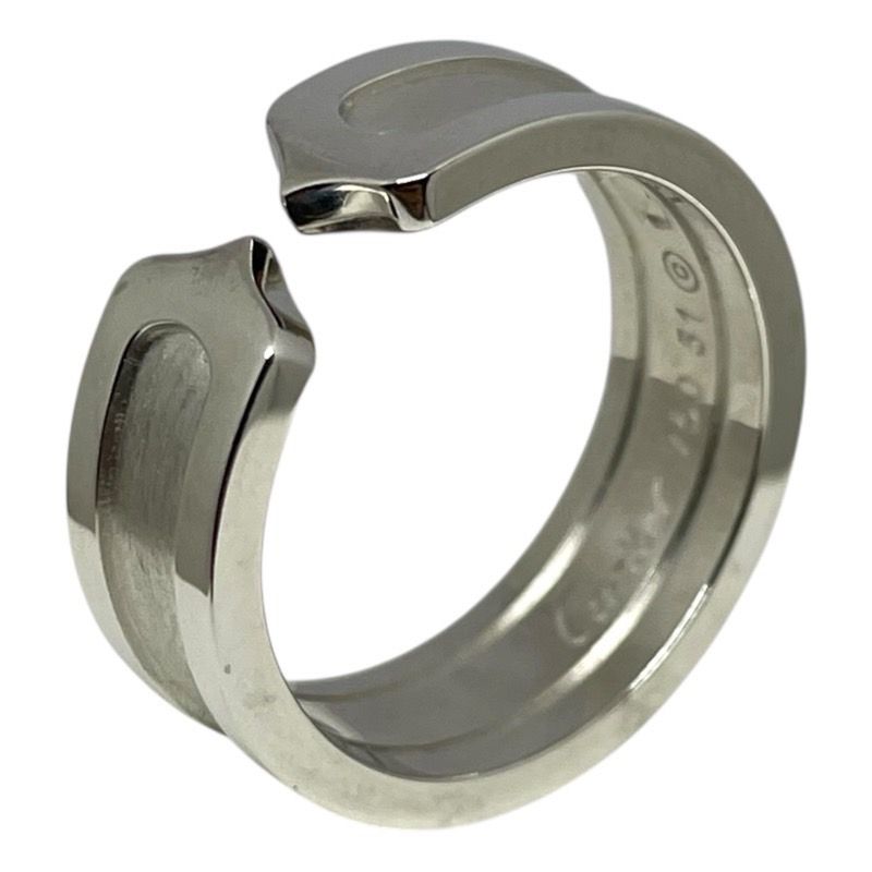 Cartier C2 Ring SM in 750WG - Exquisite Luxury Jewelry
