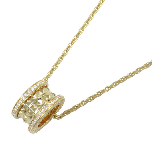 BVLGARI B-zero1 Rock Necklace with Diamonds in 18K Yellow Gold
