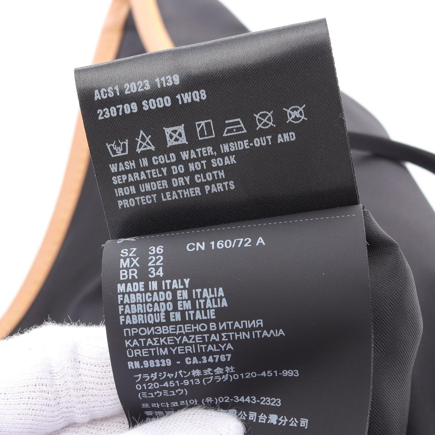 PRADA RE-NYLON Mini Dress - Timeless Elegance in Black