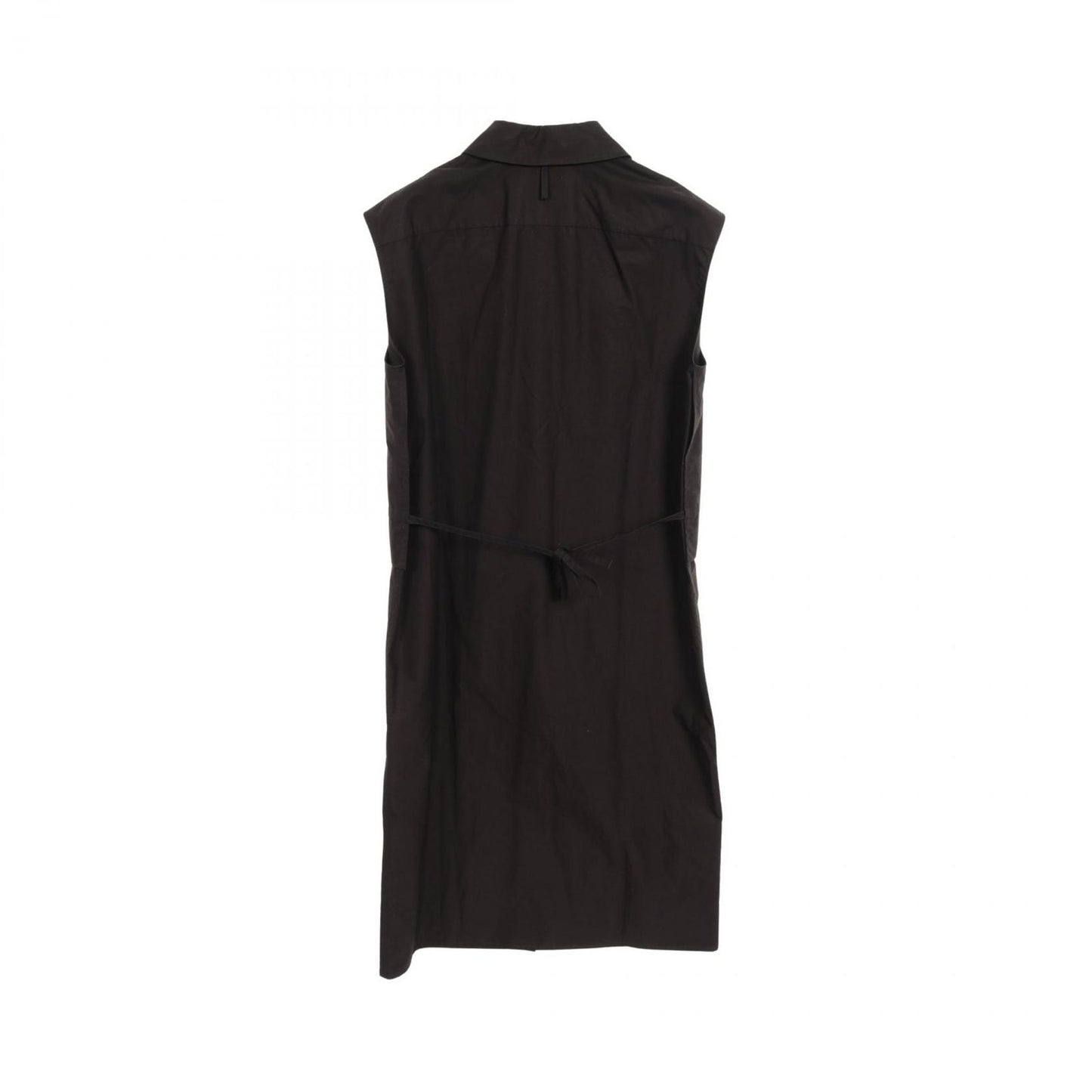 HERMES Black Cotton Carreche Dress - Timeless Elegance