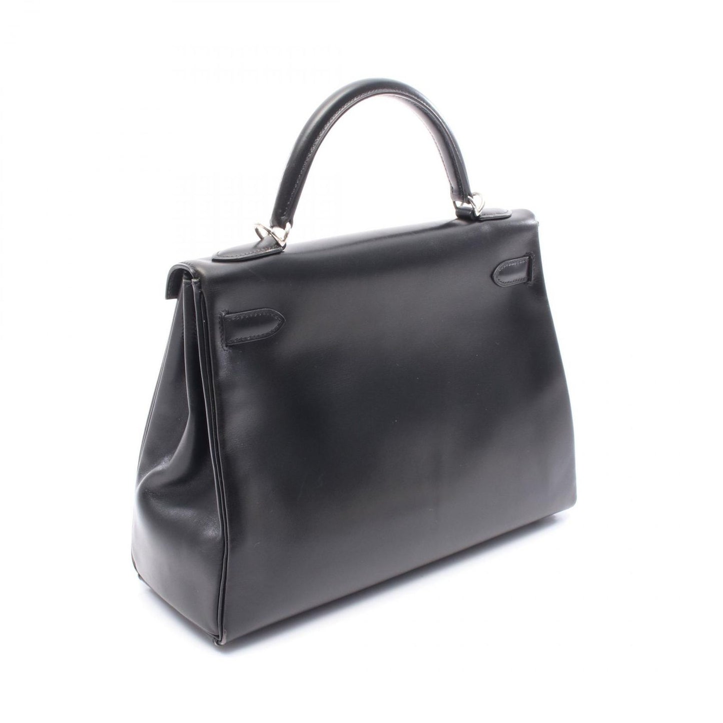 HERMES Kelly 32 Handbag in Black - Timeless Elegance