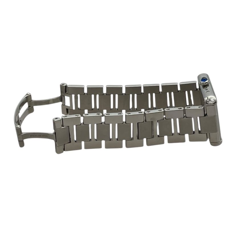 Cartier Tank Solo SM W5200013 White SS Quartz Ladies Watch