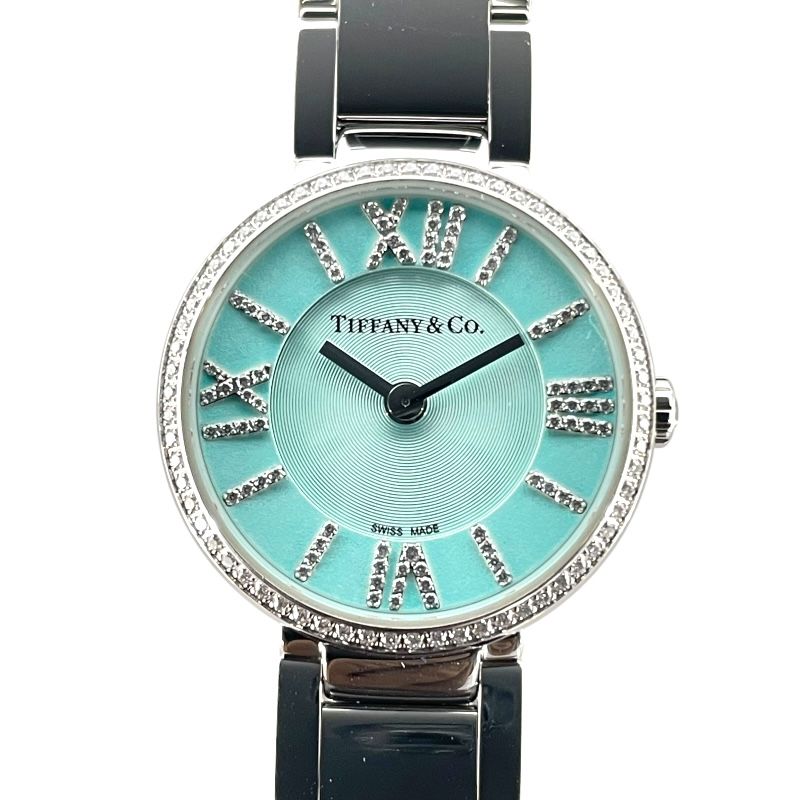 Tiffany & Co. Atlas 2-Hand 24mm Quartz Ladies Watch - Tiffany Blue
