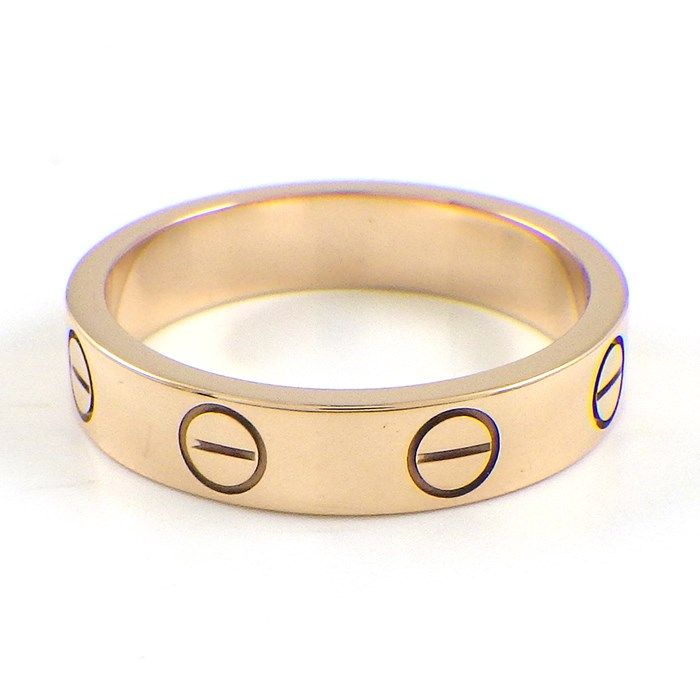 Cartier Love Ring Small Model K18PG - Timeless Elegance