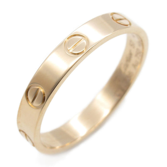 CARTIER Mini Love Ring in K18 Pink Gold - Timeless Elegance