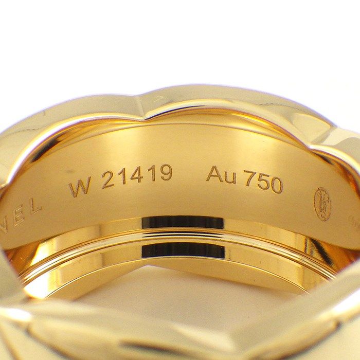 Chanel Coco Crush Large Ring in 18K Yellow Gold - Size 11