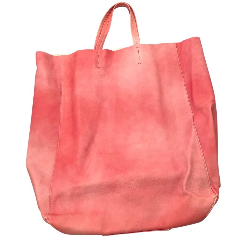 CELINE Pink Leather Horizontal Cabas Tote Bag - Exquisite Craftsmanship