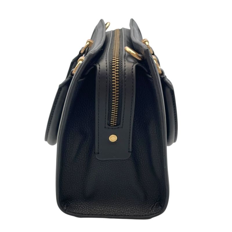 COACH CC141 Black Leather Handbag - Timeless Elegance