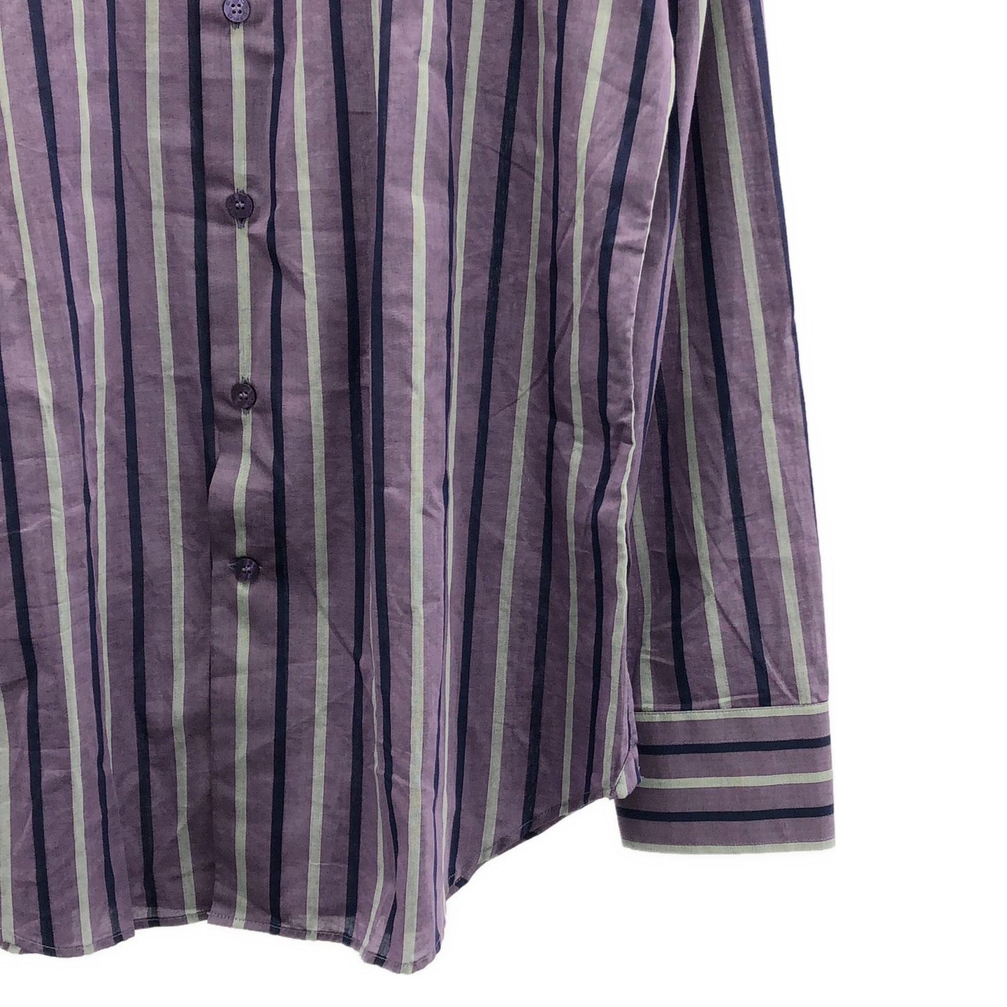 ETRO Purple Cotton Long Sleeve Shirt - Timeless Elegance