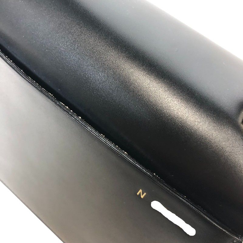 VALEXTRA Iside Mini Black/Brown Leather Shoulder Bag - Timeless Elegance