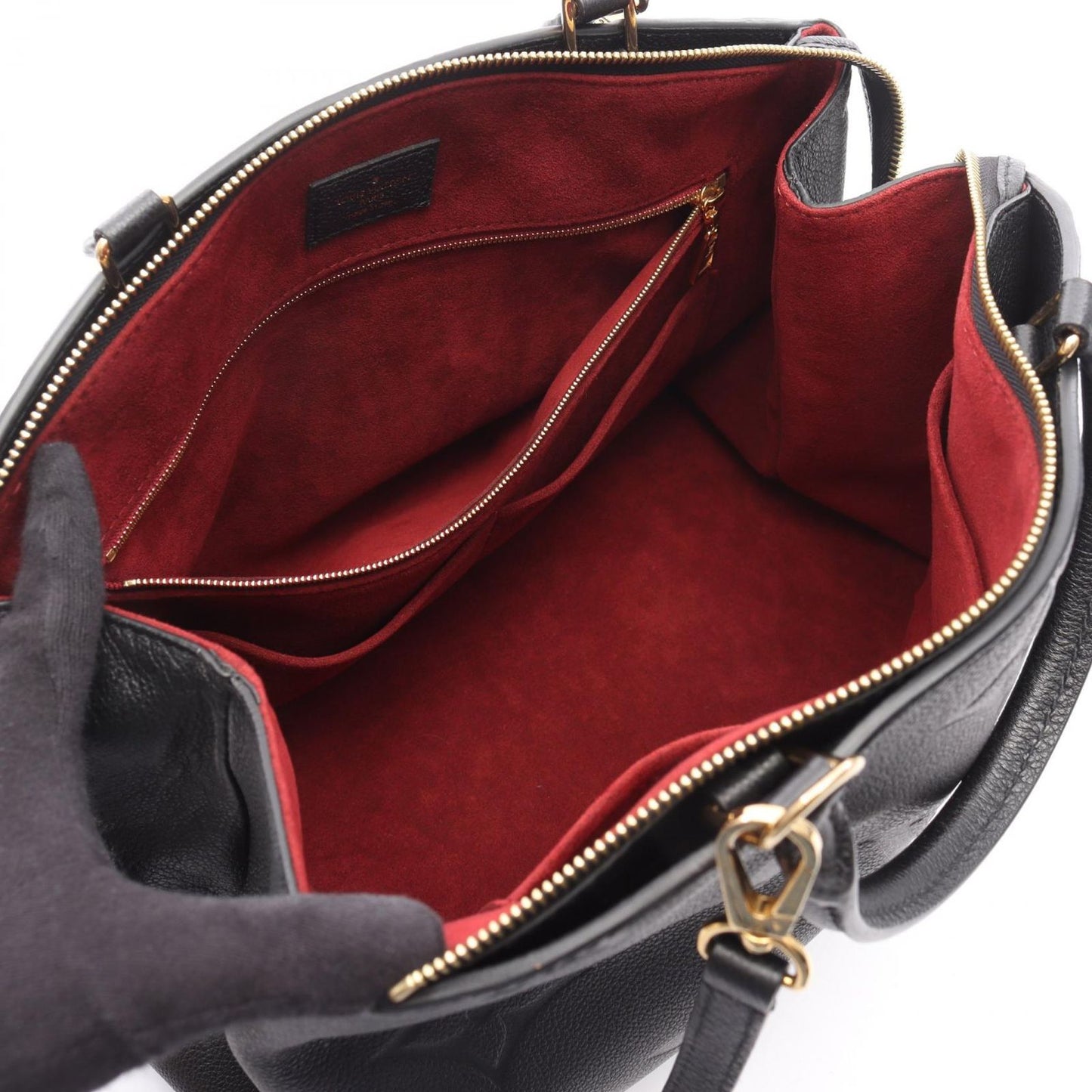 Louis Vuitton Grand Palais MM Handbag in Noir Leather - Timeless Elegance