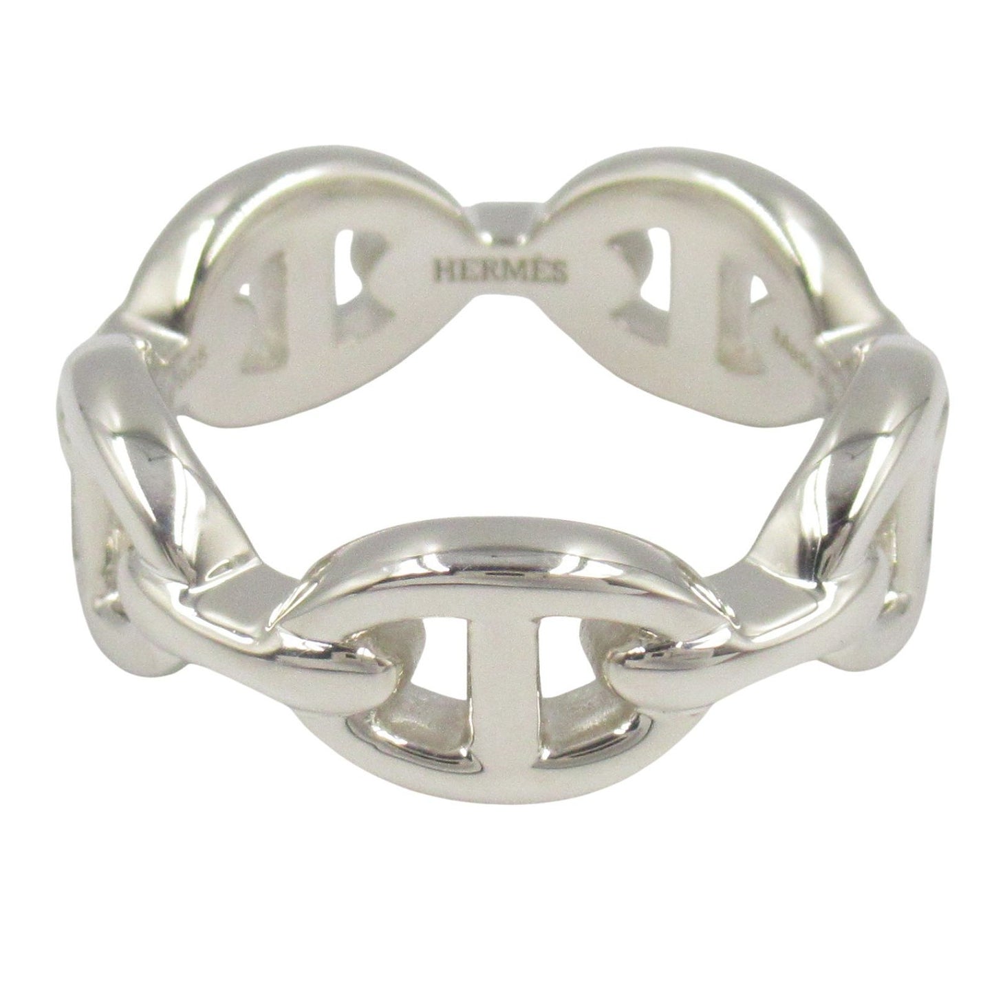 HERMES Chaine d'Ancre Ancienne Ring in Silver 925 - Size 11.5