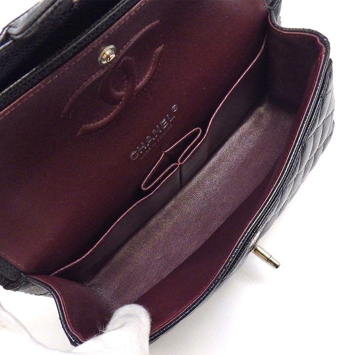 CHANEL Classic Flap Bag Matelassé 23 Small - Black/Bordeaux
