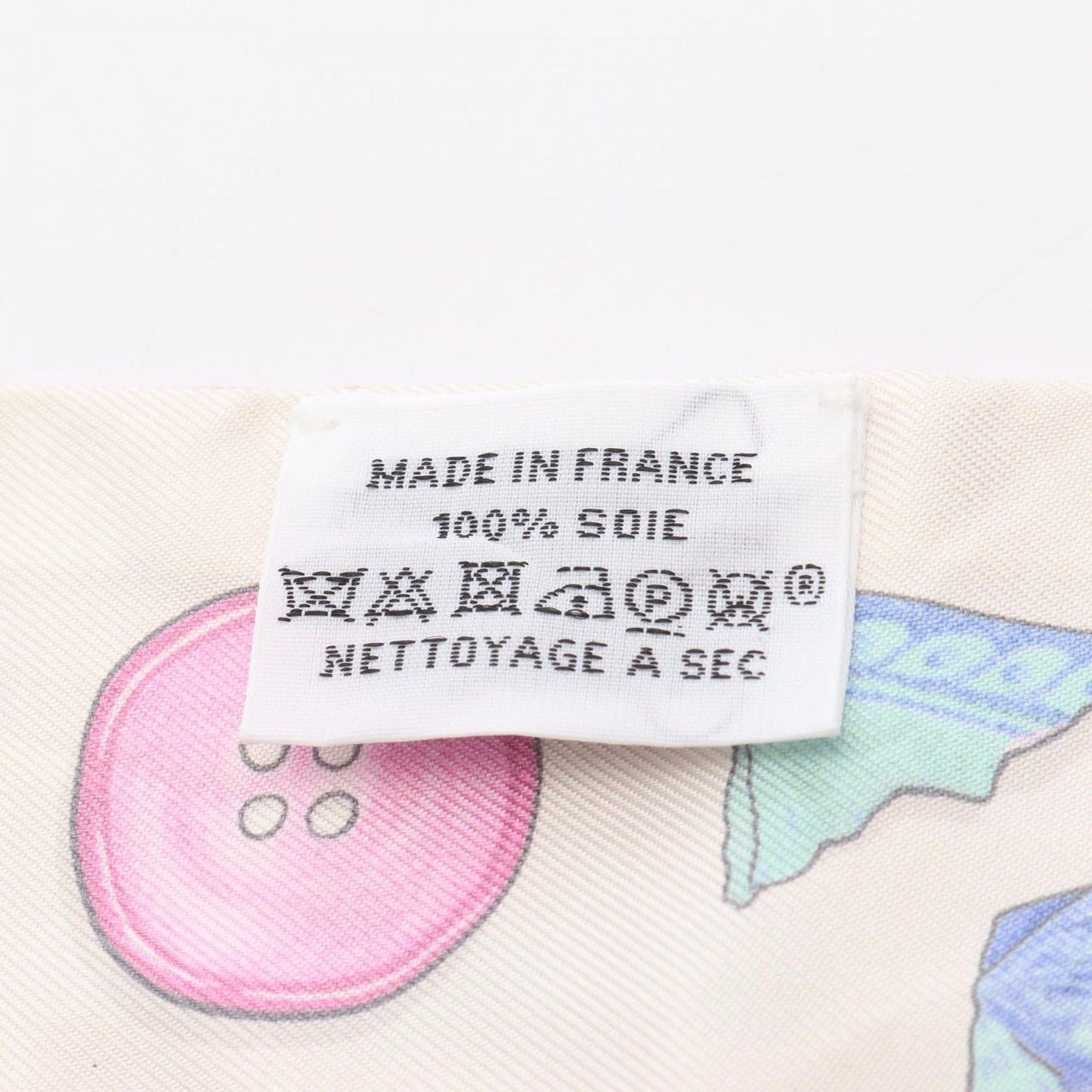 HERMES Twilly IN THE POCKET Silk Scarf - Pink & White