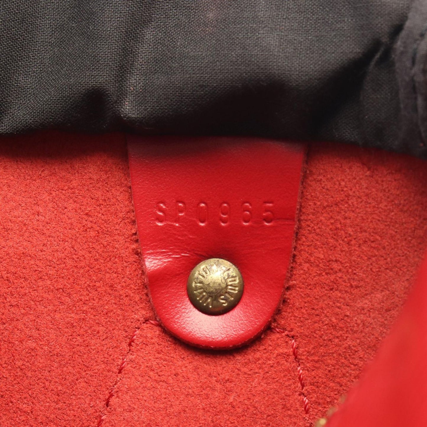 Louis Vuitton Speedy 25 Handbag in Castilian Red - Timeless Elegance