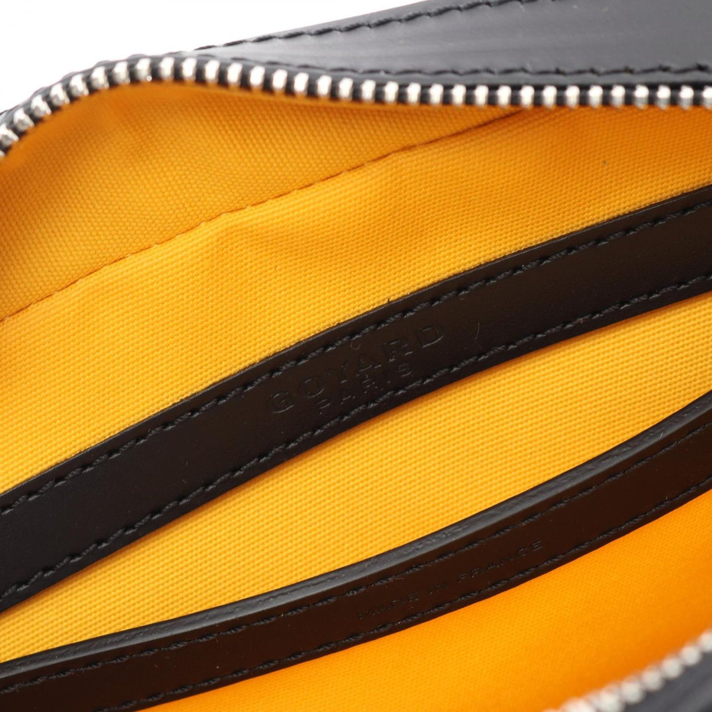 GOYARD Cap Vert PM Shoulder Bag - Black PVC Canvas & Leather