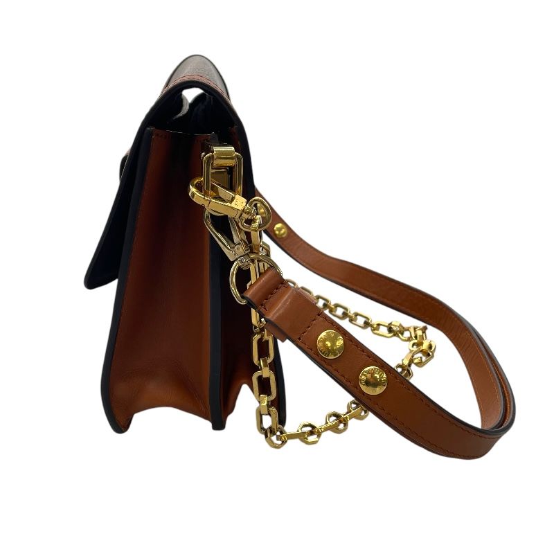 Louis Vuitton Dauphine MM Monogram Reverse Shoulder Bag - Brown