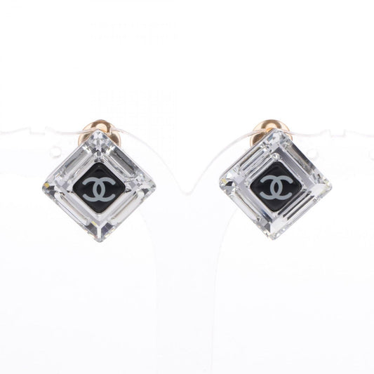 CHANEL Coco Mark Black Earrings - Timeless Elegance