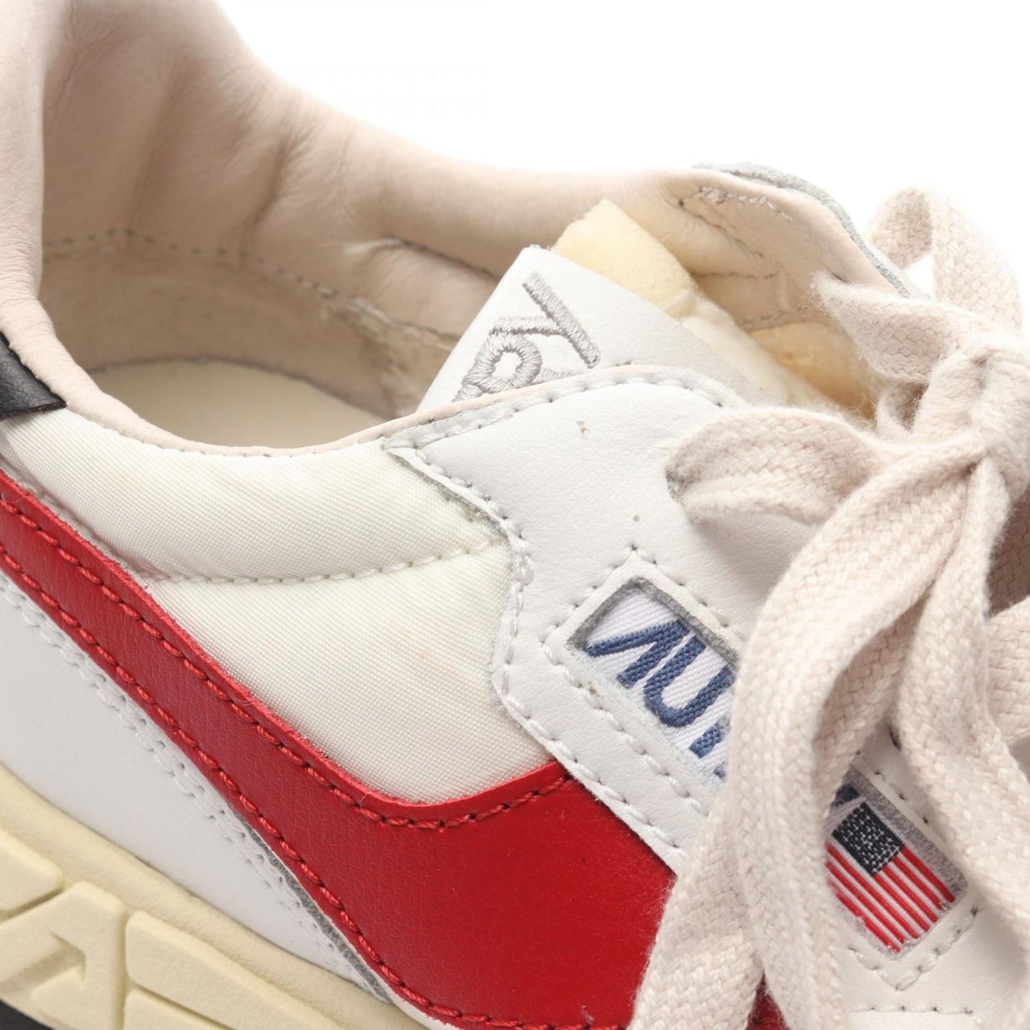 AUTRY White Leather Sneakers - Timeless Elegance for Women