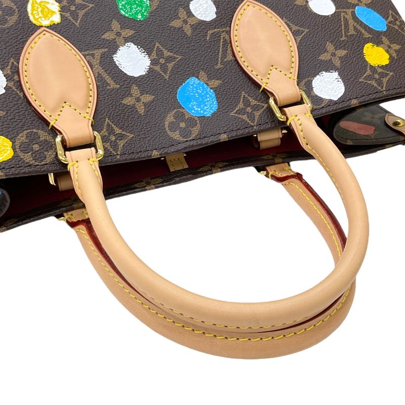 Louis Vuitton OnTheGo MM Yayoi Kusama Collaboration - Brown Monogram