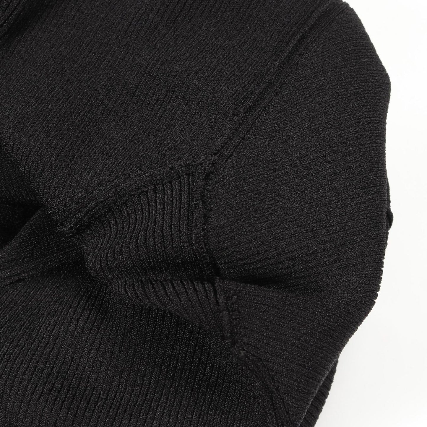 LOUIS VUITTON Black Rayon Knit Sweater - Timeless Elegance