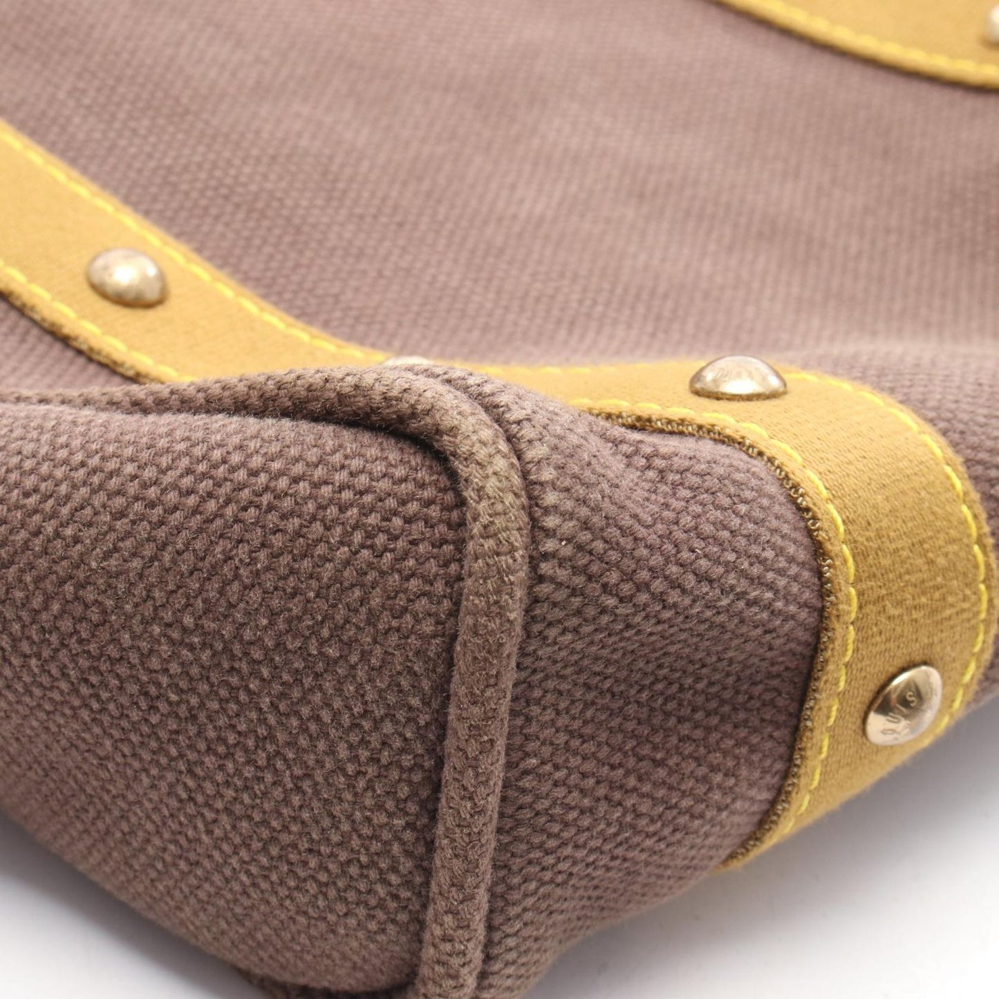 Louis Vuitton Cabas MM Antigua White Canvas Tote Bag - Timeless Elegance