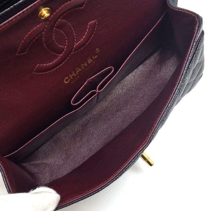 Chanel Classic Flap Bag Matelassé 23 Small 2015 - Black Caviar