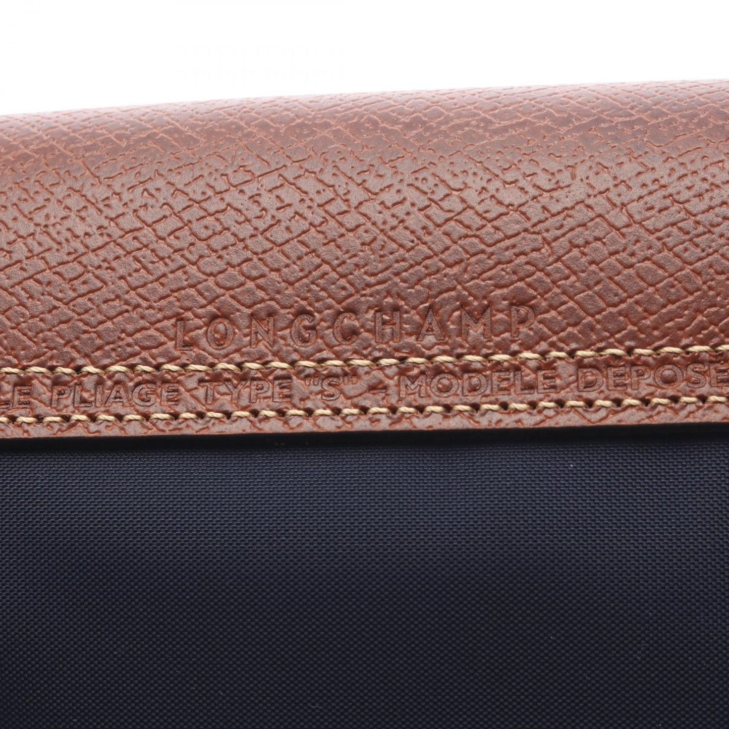 Longchamp Le Pliage Original S Tote Bag - Navy Canvas & Leather