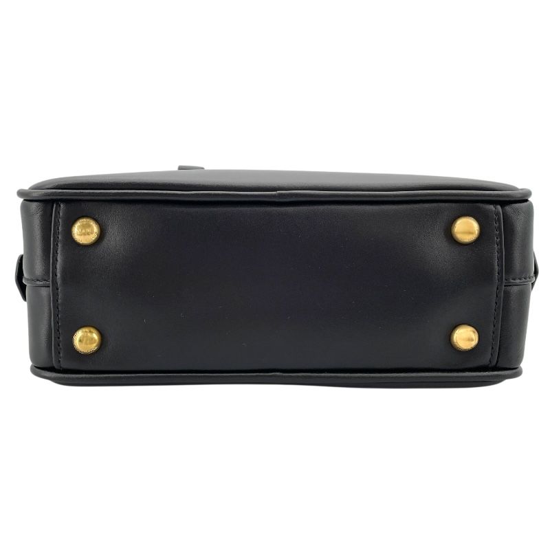 Miu Miu Arcadia Leather Mini Bag - Black - Exquisite Craftsmanship