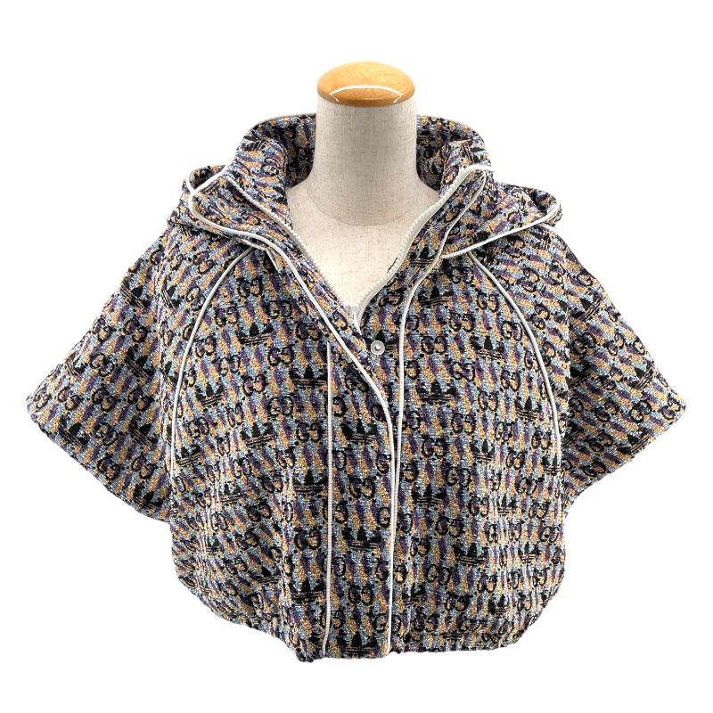 GUCCI x Adidas GG Jacquard Short Jacket - Multicolor, Size EU 42