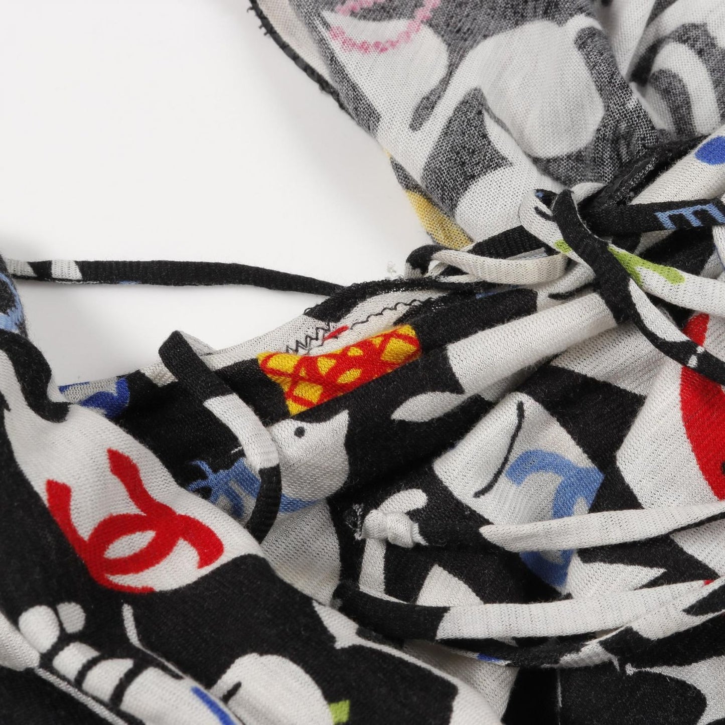 CHANEL Camellia Coco Mark Dress - Timeless Elegance in Black