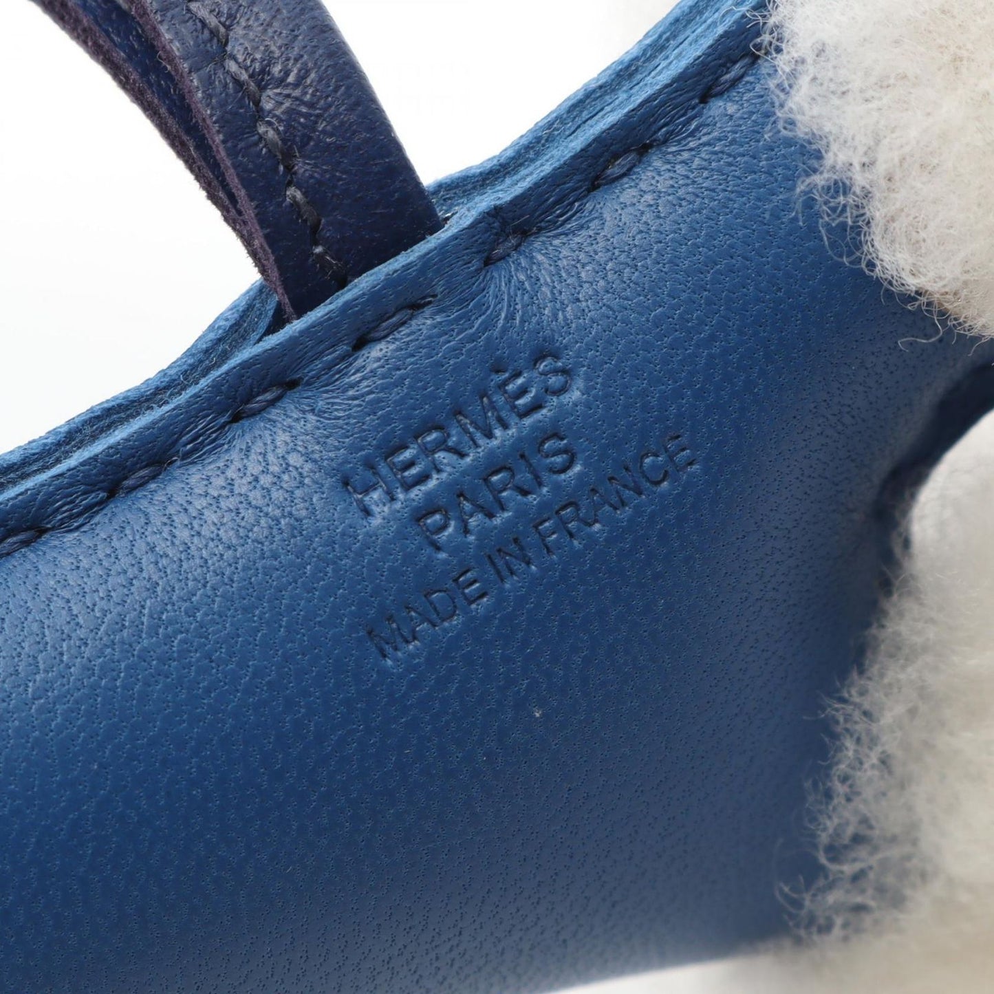 HERMES Buddy Charm in Blue France & Blue Saphir - Exquisite Craftsmanship