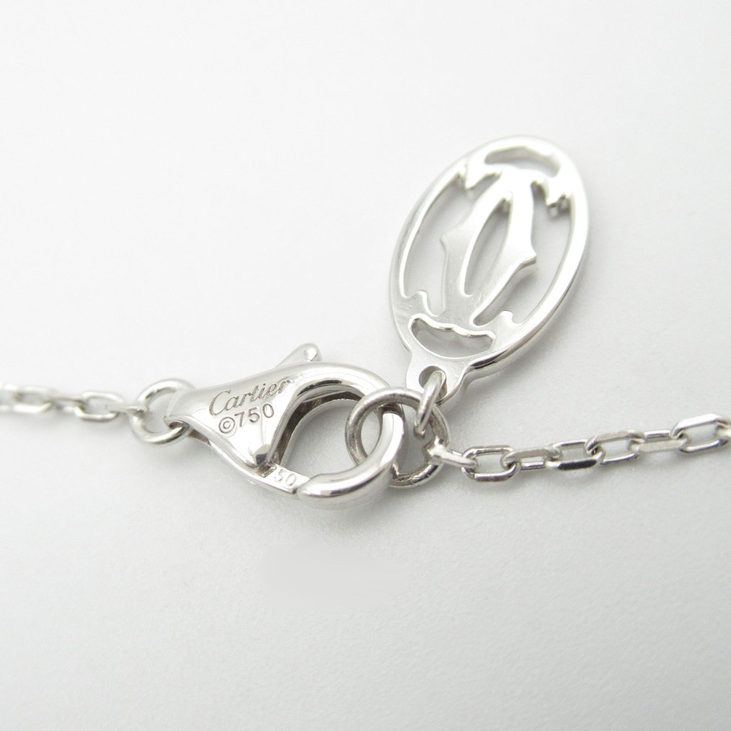 CARTIER Amour Necklace in 18K White Gold with Diamonds