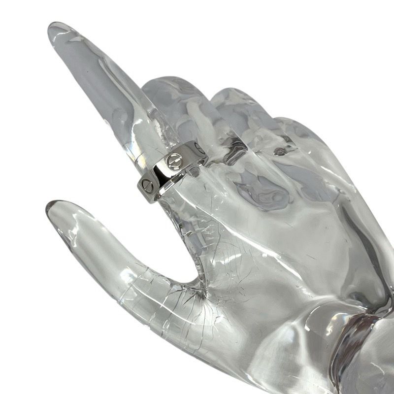Cartier Love Ring in 750 White Gold - Timeless Elegance