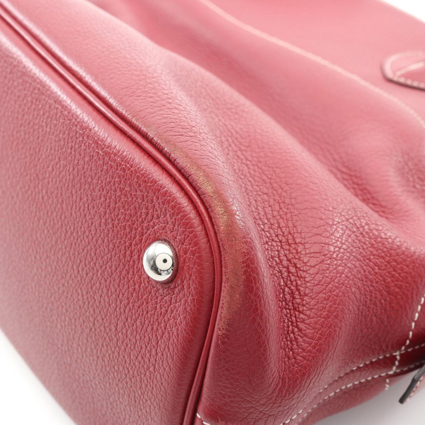 HERMES Bolide Relax 35 Handbag in Rouge Ash - Timeless Elegance