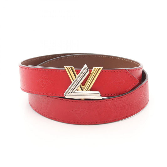 Louis Vuitton Twist Belt in Red Leather - Timeless Elegance