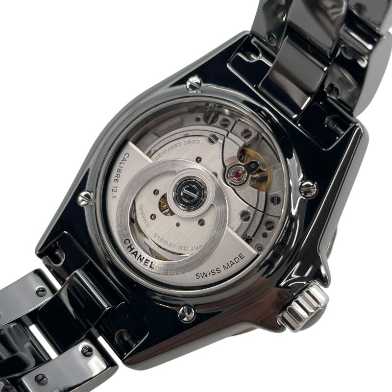 CHANEL J12 38MM H5702 Black Ceramic/SS Men's Watch