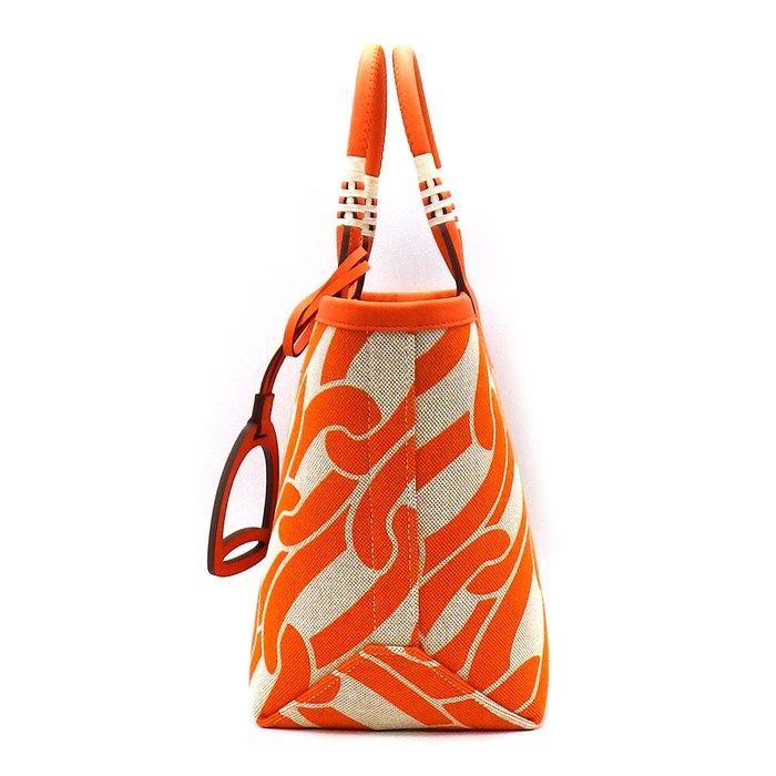 HERMES Steeple 25 Handbag - Exquisite Orange Mini-An Canvas