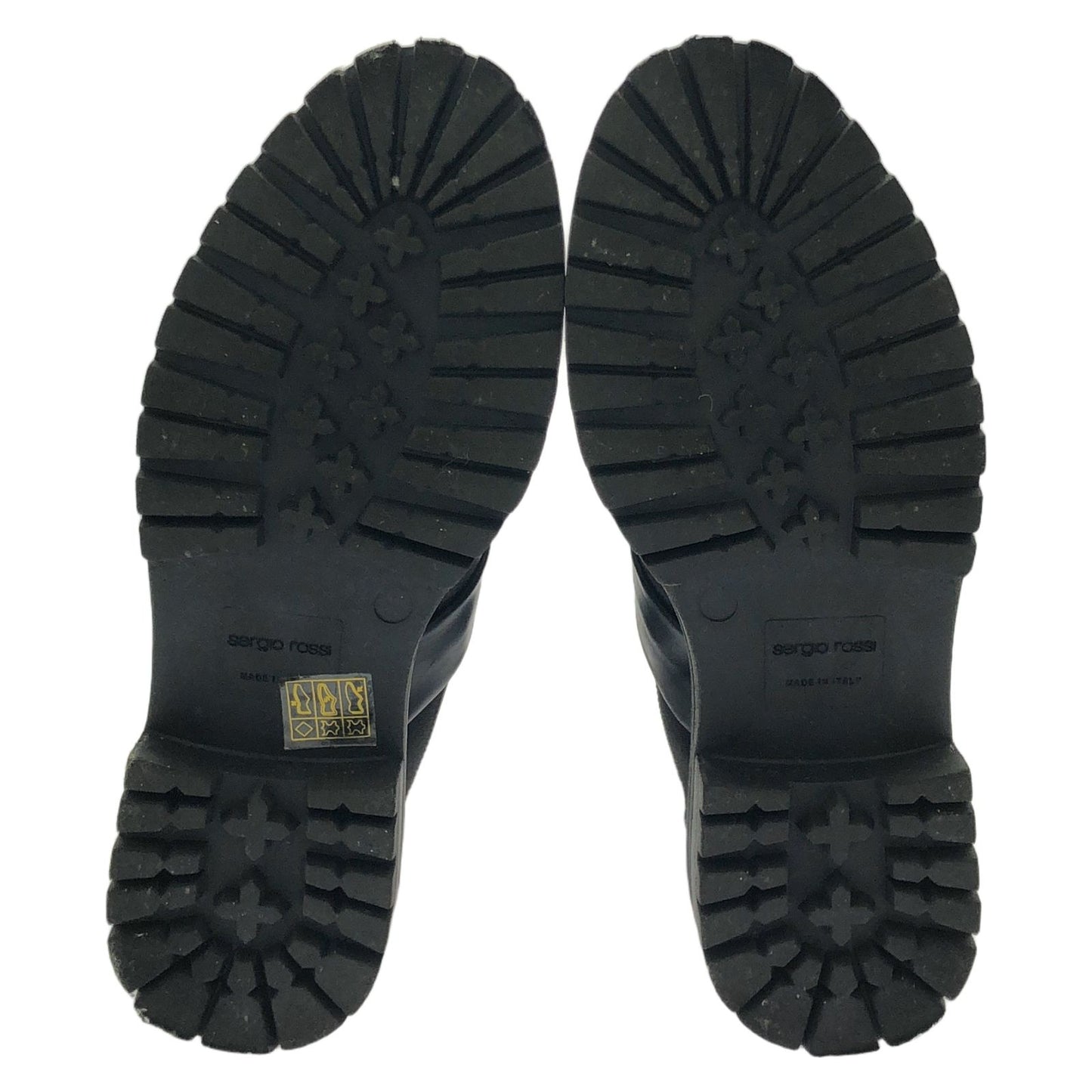 Sergio Rossi Black Leather Boots - Timeless Elegance