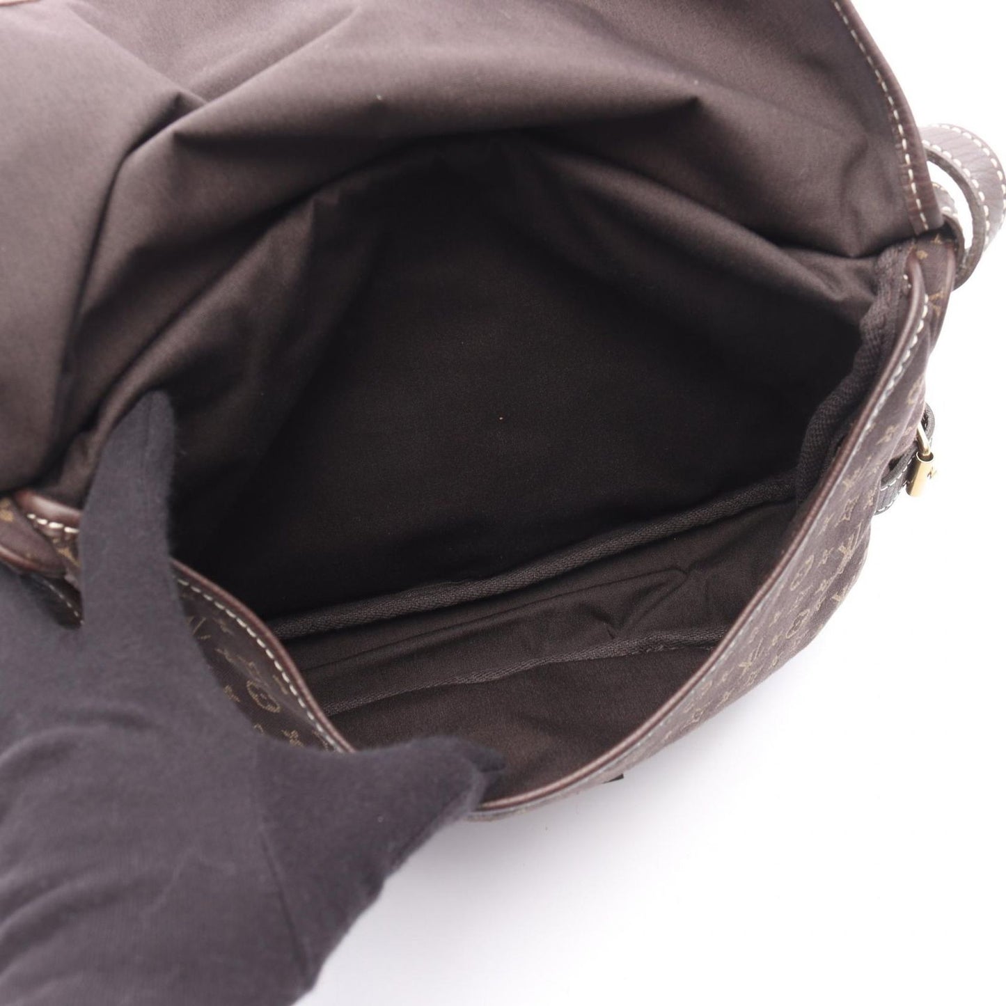 Louis Vuitton SoMure 30 Shoulder Bag in Ébène Canvas & Leather