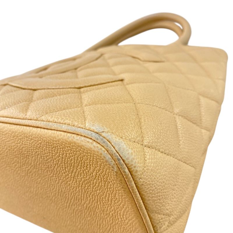 CHANEL Reissue Tote A01804 Beige Caviar Leather Handbag