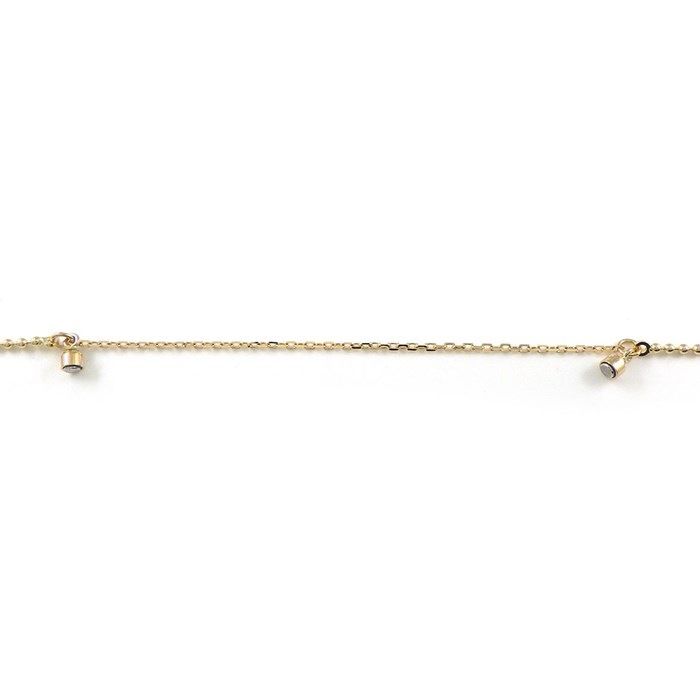 Exquisite K10 Yellow Gold Ball Bracelet with 5 Motifs