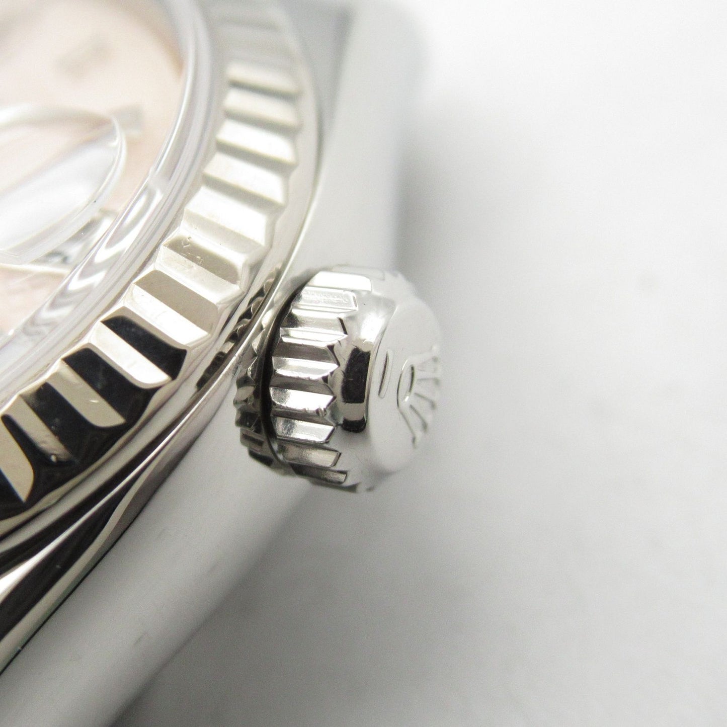 ROLEX Datejust 179174NRD Pink Shell Dial K18WG & Stainless Steel