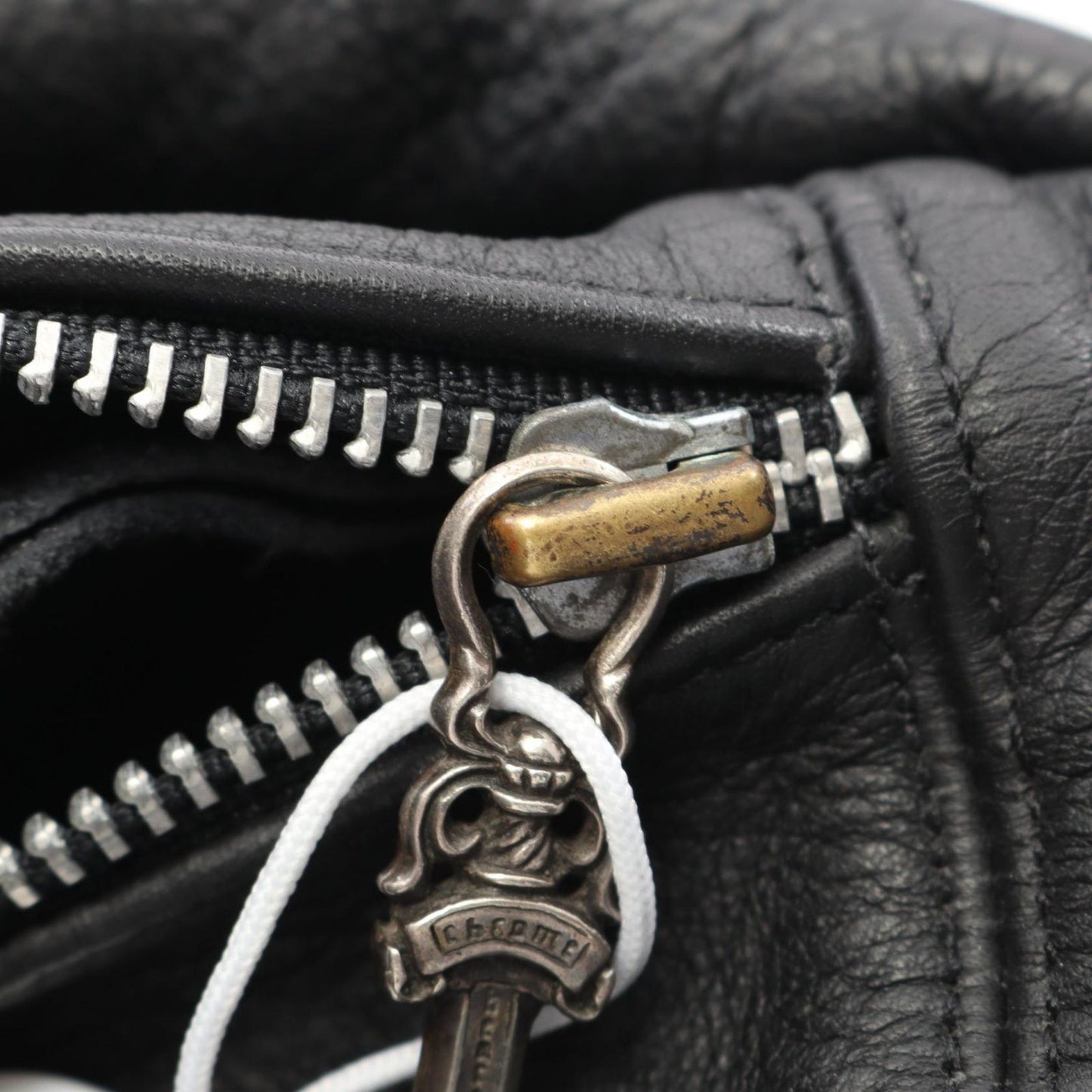 CHROME HEARTS Snut Pack Leather Waist Bag - Black